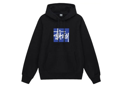 Stussy Stock Box Hoodie Black