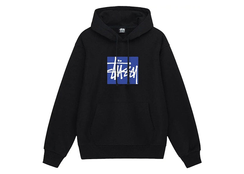 Stussy Stock Box Hoodie Black
