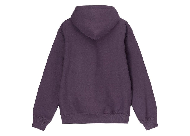 Stussy Stock Box Hoodie Grape