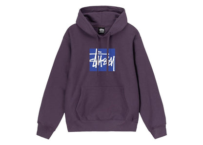 Stussy Stock Box Hoodie Grape