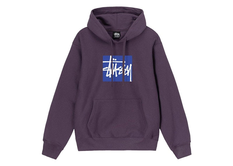 Stussy Stock Box Hoodie Grape
