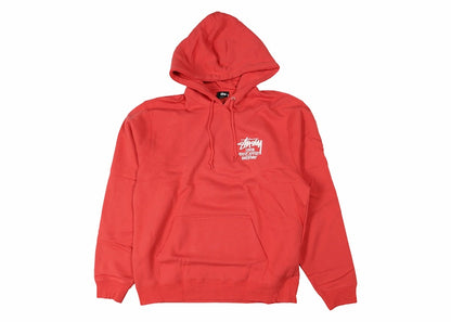 Stussy Stock DSM Singapore Hoodie Pale Red