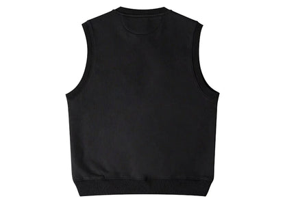 Stussy Stock Fleece Vest Black