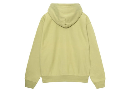 Stussy Stock Logo Zip Hoodie Pale Green
