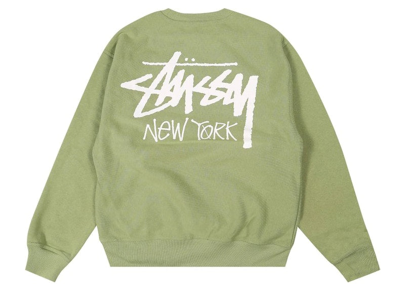 Stussy Stock New York Crew Moss