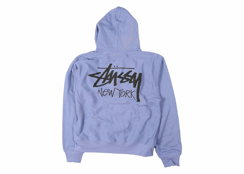 Stussy Stock New York Zip Hoodie Storm