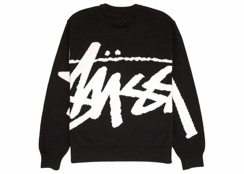 Stussy Stock Sweater Black