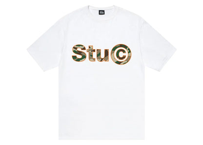 Stussy Stu C Camo Tee White