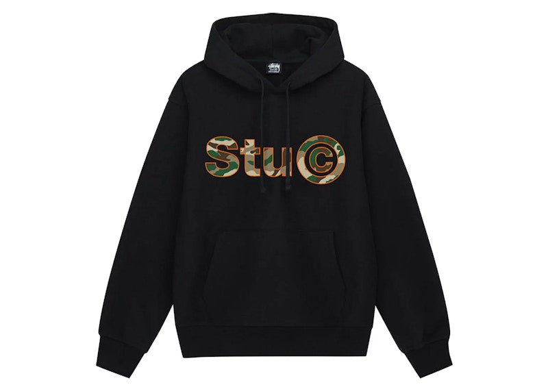 Stussy Stu C. Hoodie Black