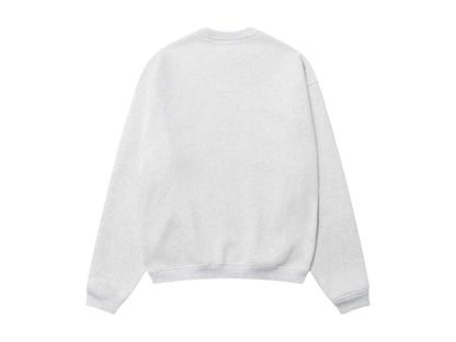Stussy Stu Relaxed Crew Ash Heather