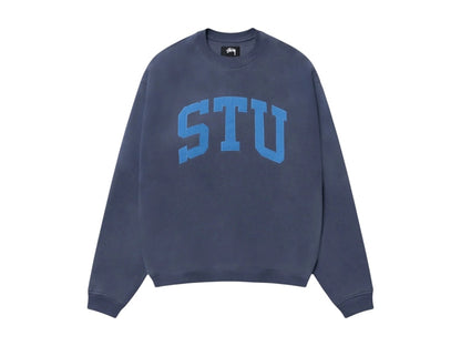 Stussy Stu Relaxed Crew Blue