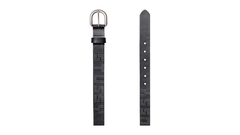 Stussy Stud Letter Belt Black