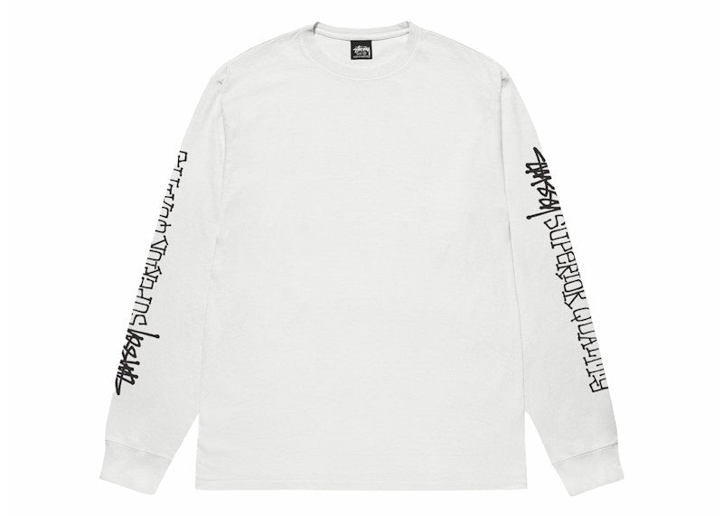 Stussy Superior Quality Pigment Dyed L/S Tee Natural