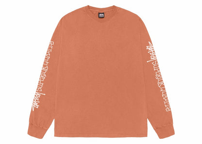 Stussy Superior Quality Pigment Dyed L/S Tee Rust