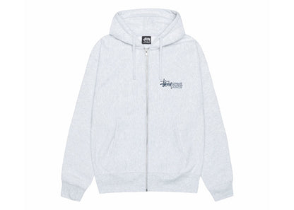 Stussy Superior Quality Zip Hoodie Ash Heather