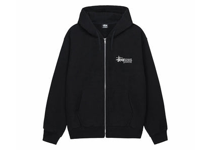 Stussy Superior Quality Zip Hoodie Black