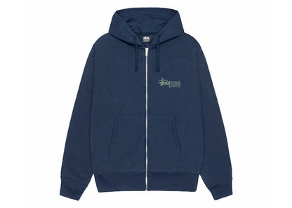 Stussy Superior Quality Zip Hoodie Navy