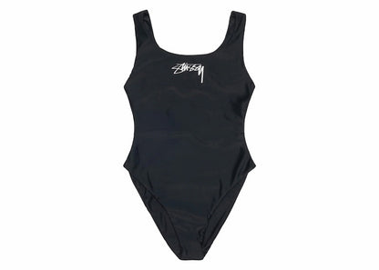 Stussy Surf Stock One Piece Swimsuit Black