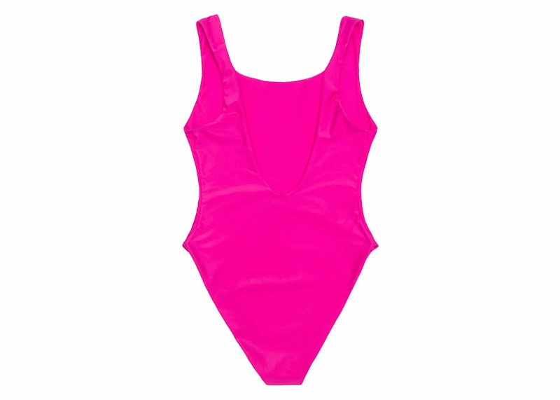 Stussy Surf Stock One Piece Swimsuit Magenta