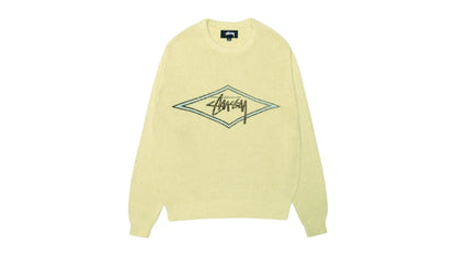 Stussy Surf Team Sweater Faded Lime