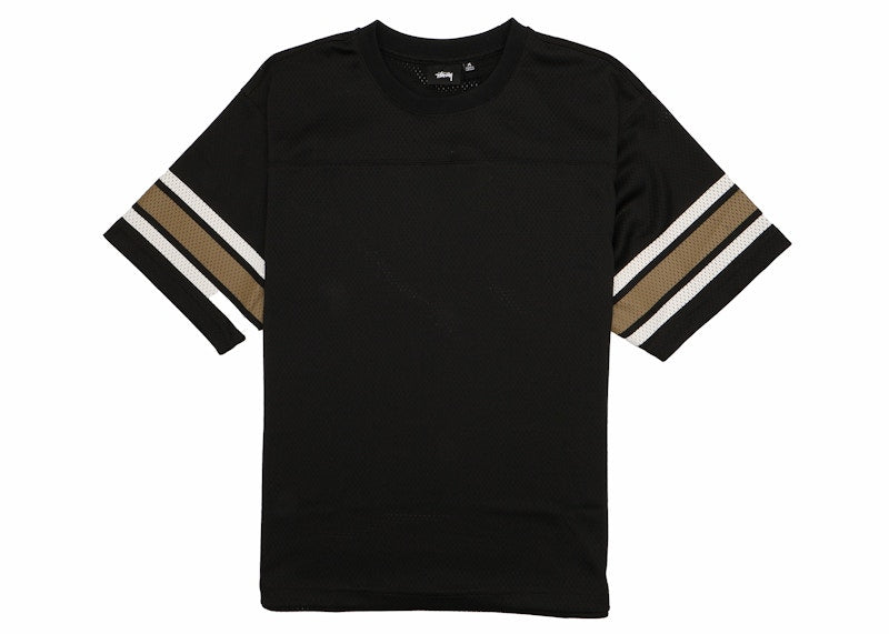 Stussy Surfman Mesh Football Jersey Black