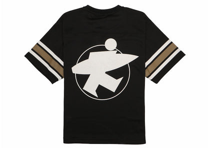 Stussy Surfman Mesh Football Jersey Black