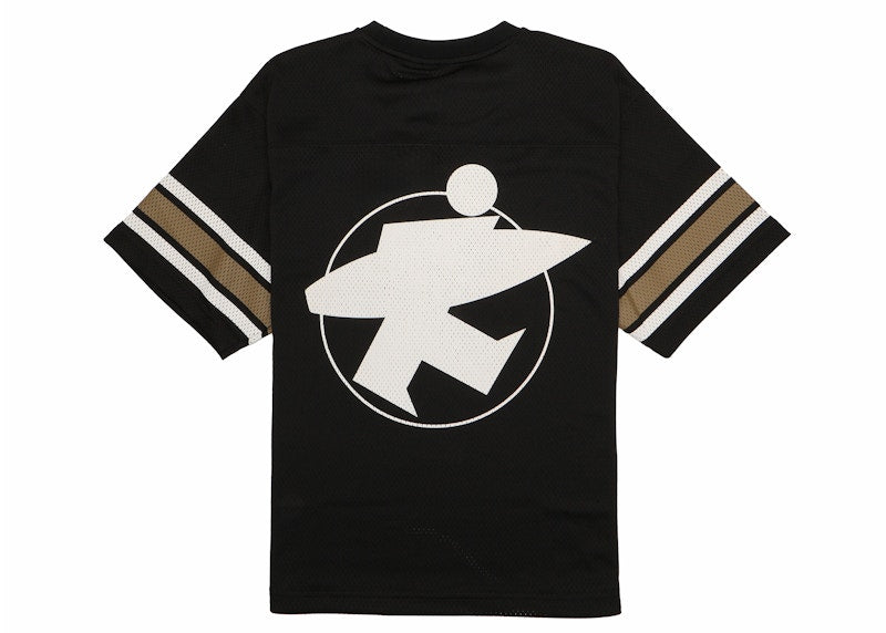 Stussy Surfman Mesh Football Jersey Black