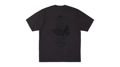 Stussy Swim Out Pigment Dyed Tee Faded Black