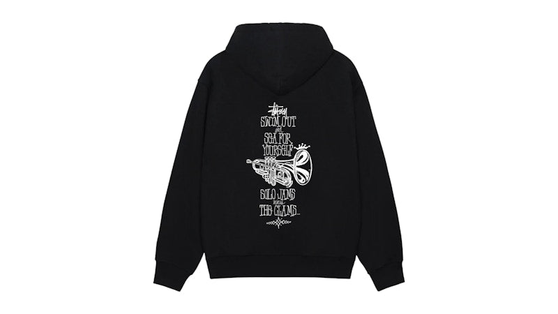 Stussy Swim Out Zip Hoodie Black