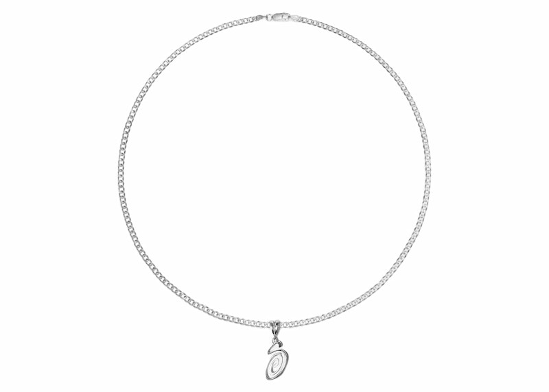 Stussy Swirly S Chain Sterling Silver