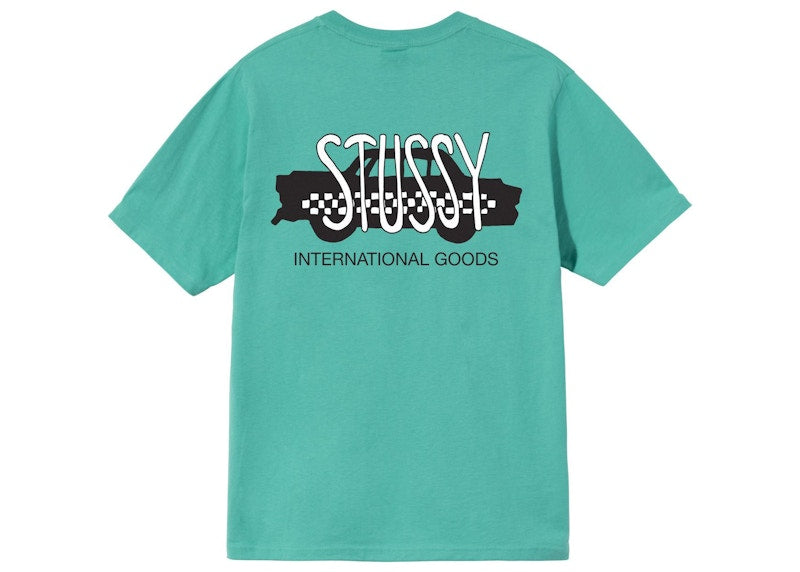 Stussy Taxi Cab Tee Green