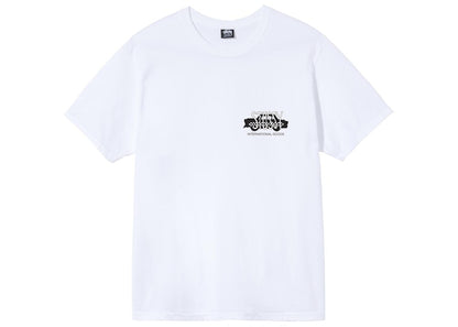 Stussy Taxi Cab Tee White
