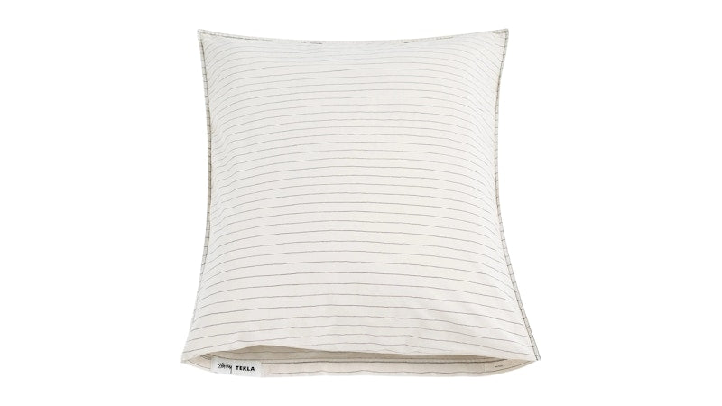 Stussy Tekla Percale Pillow Sham Hand Drawn Stripes