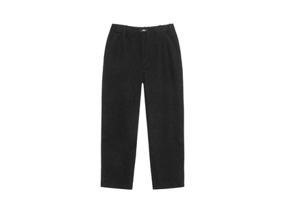 Stussy Textured Wool Relaxed Trouser Black