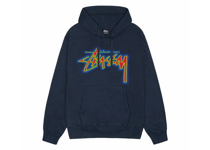 Stussy Thermal Stock Hoodie Navy