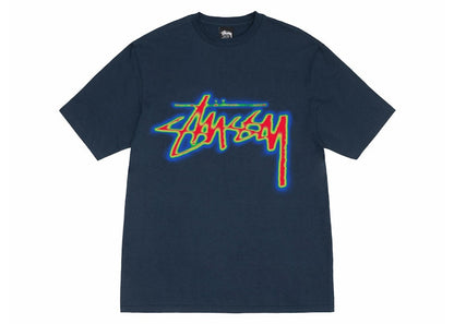 Stussy Thermal Stock Tee Navy