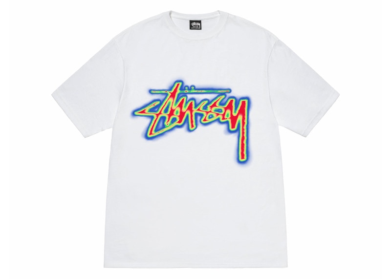Stussy Thermal Stock Tee White