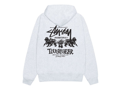 Stussy Tough Gear International Hoodie Ash Heather
