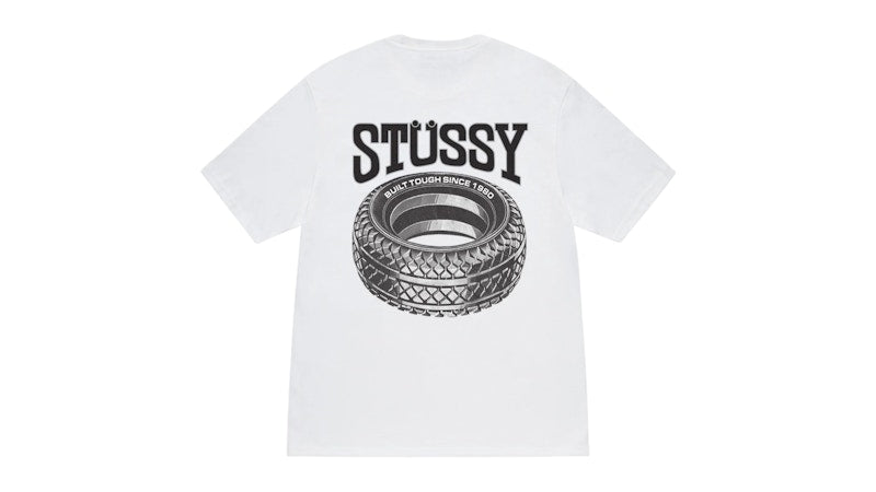 Stussy Tough Tread Tee White