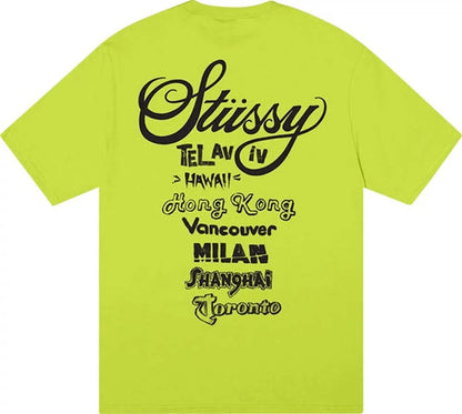 Stussy Tour T-shirt Keylime