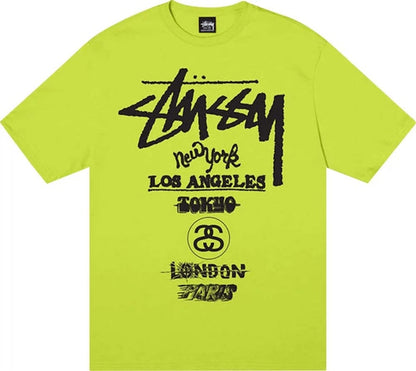 Stussy Tour T-shirt Keylime