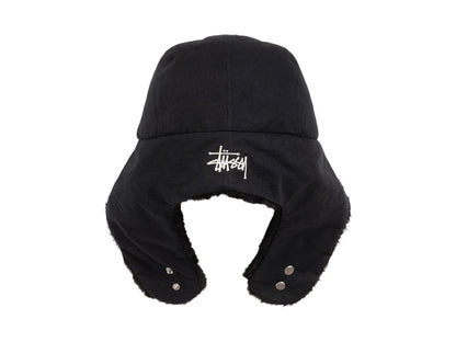 Stussy Trapper Cap Black