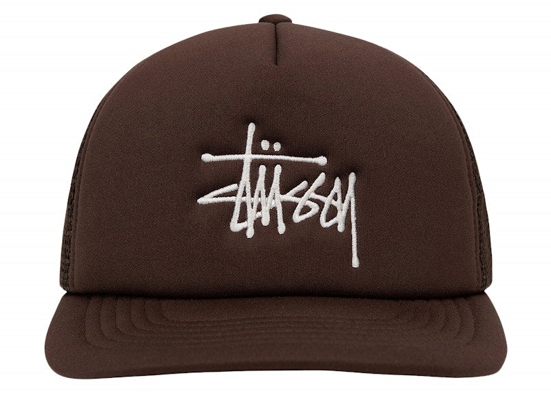 Stussy Trucker Big Basic Snapback Chocolate