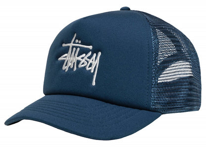 Stussy Trucker Big Basic Snapback Deep Blue