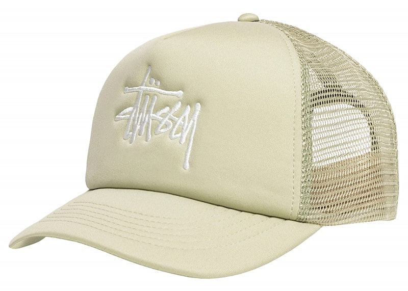Stussy Trucker Big Basic Snapback Sand