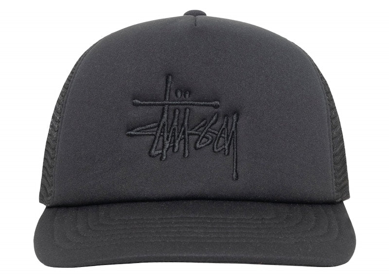 Stussy Trucker Big Basic Snapback Shadow Black