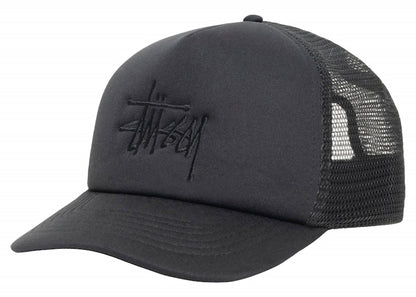 Stussy Trucker Big Basic Snapback Shadow Black
