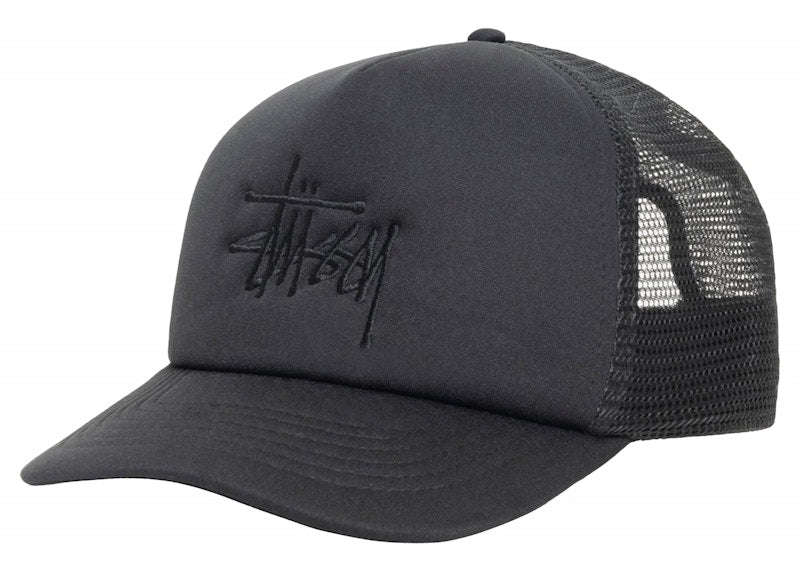 Stussy Trucker Big Basic Snapback Shadow Black