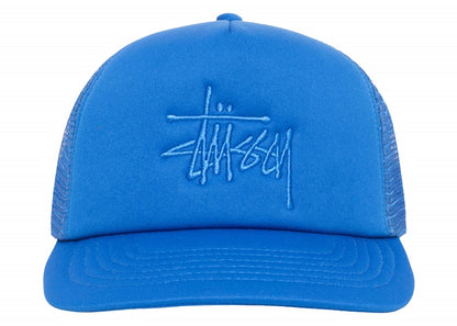 Stussy Trucker Big Basic Snapback Sport Blue