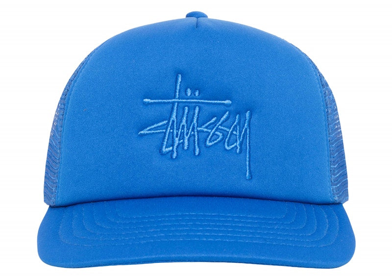 Stussy Trucker Big Basic Snapback Sport Blue